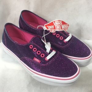 Vans Authentic shimmer magenta new size 9 shoes